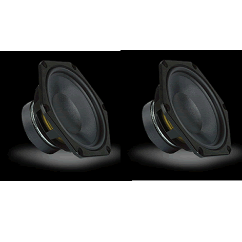 PAIR PACK (x2) Faital PRO 6FE100 8ohm 6" 100watt PA Speaker - Click Image to Close